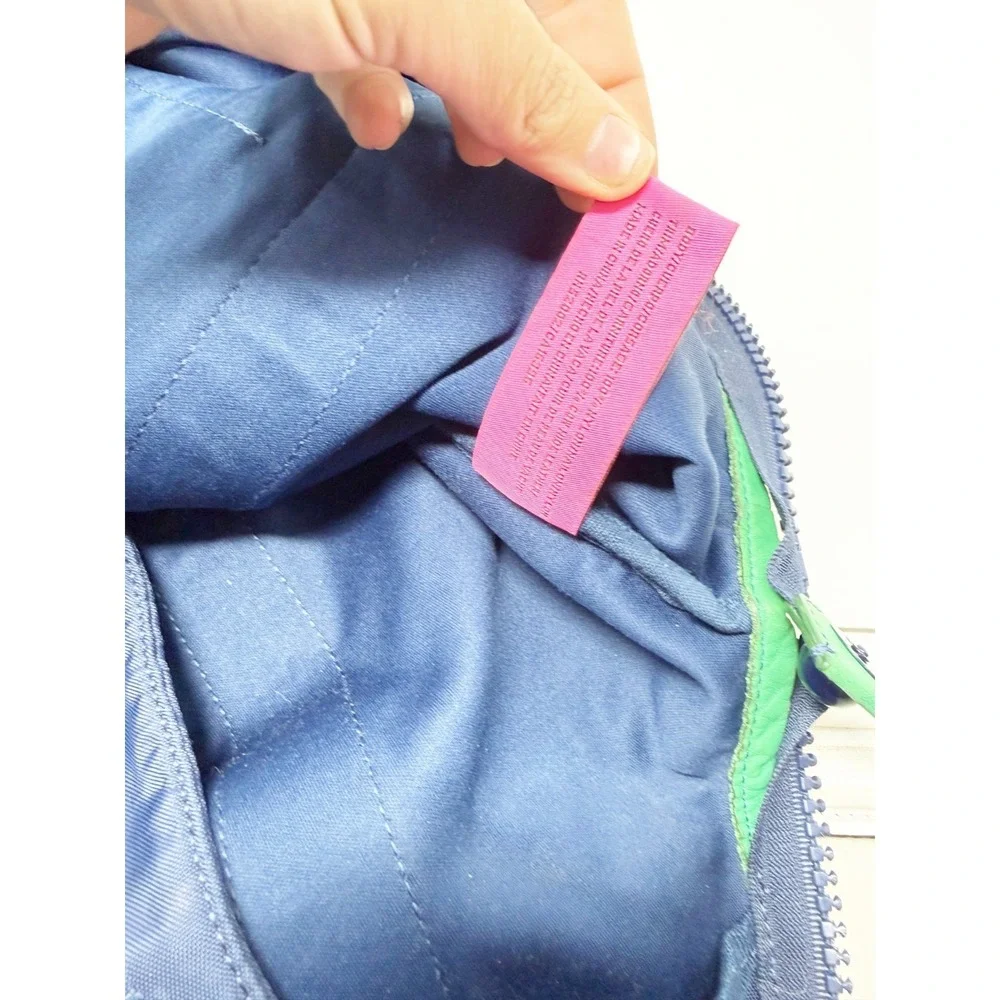 Juicy Girl Her Majesty Nylon Tote Handbag‎ Adventures of G&P Vintage Y2K Blue
